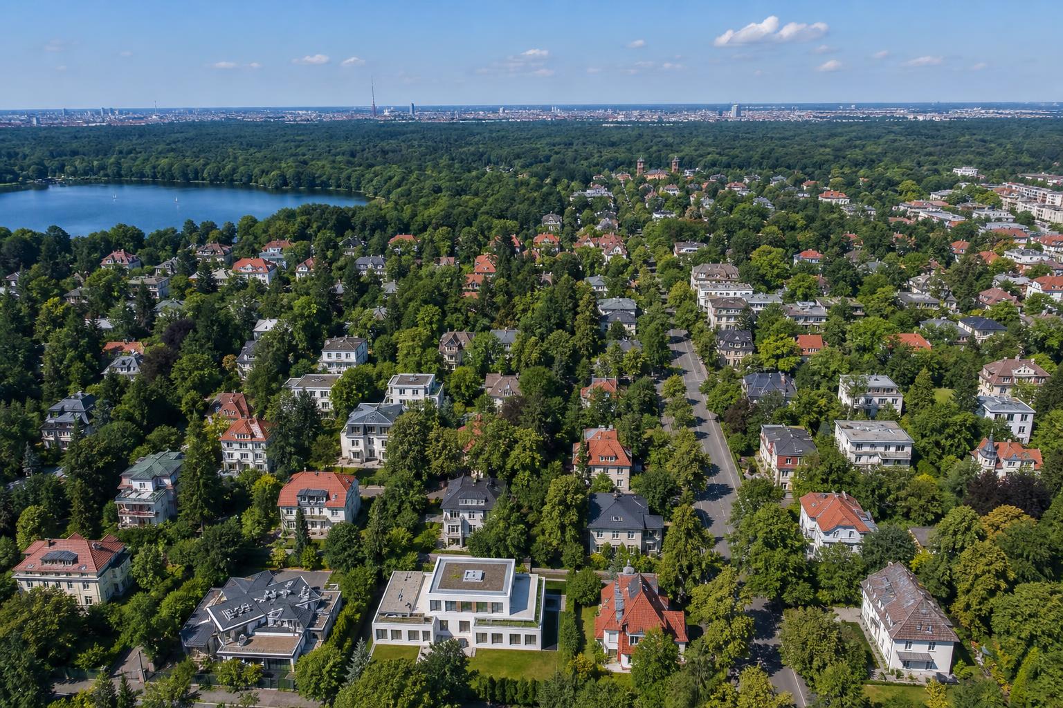 Luftbild von Berlin-Steglitz-Zehlendorf aus der Vogelperspektive